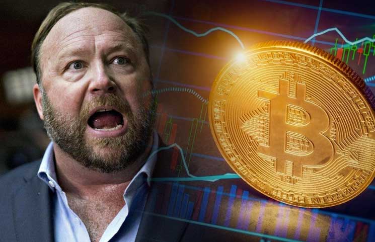 Người dẫn chương trình phát thanh Alex Jones mất máy tính xách tay chứa 10.000 Bitcoin