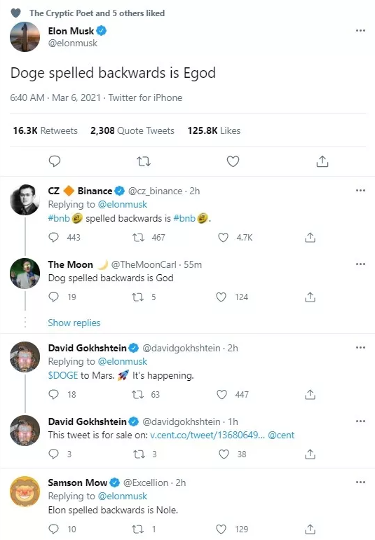 Elon Musk lại gây sốc với Dogecoin, đây là những gì anh ấy đã tweet