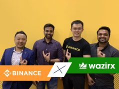 Binance không sở hữu bất kỳ vốn chủ sở hữu nào trong sàn giao dịch WazirX