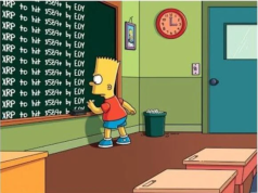 Bức ảnh fake Simpsons dự đoán XRP đạt 589 đô la