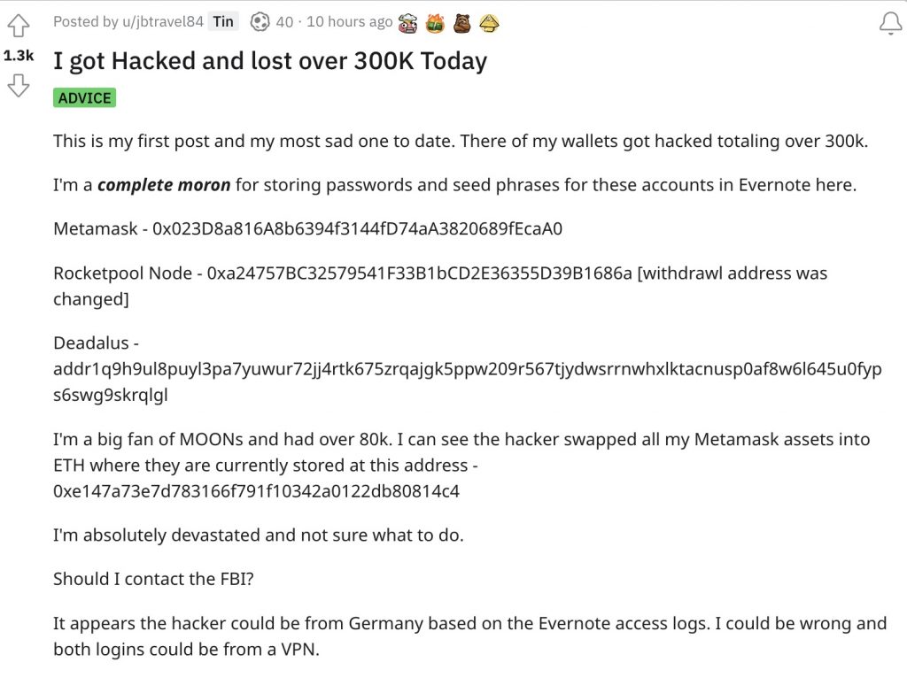 Reddit 300 nghin hack
