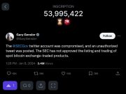 Dòng tweet thông báo duyệt Bitcoin ETF là giả của Gary Gensler được ghi vào mạng Bitcoin dưới dạng Ordinals bitcoin