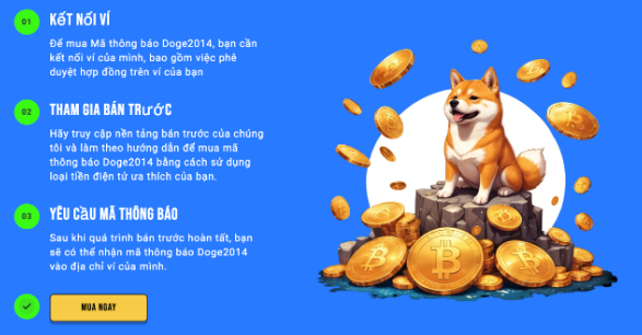 Cách tối đa hóa lợi nhuận với đợt bán trước Doge2014 nóng hổi!
