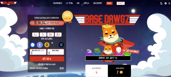 Base Dawgz chuẩn bị niêm yết trên DEX