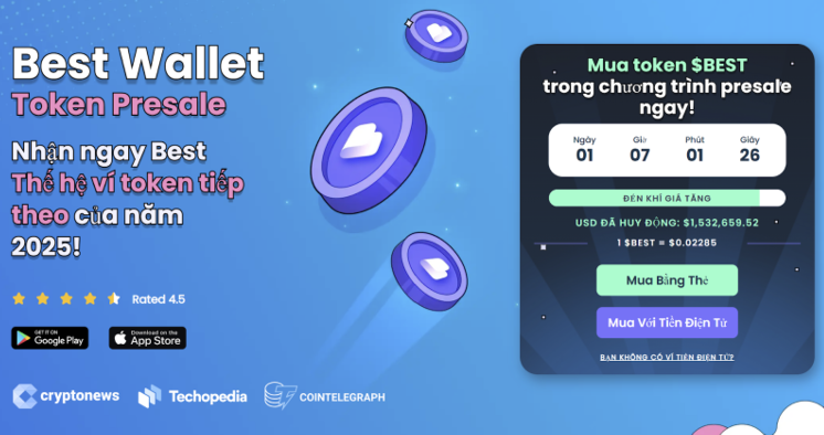 Best Wallet Presale vượt 1,5 triệu USD sau 5 ngày