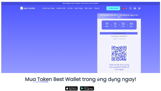 ICO Best Wallet vượt mốc 1 triệu đô la