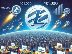 Hoạt động của mạng Litecoin tăng vọt