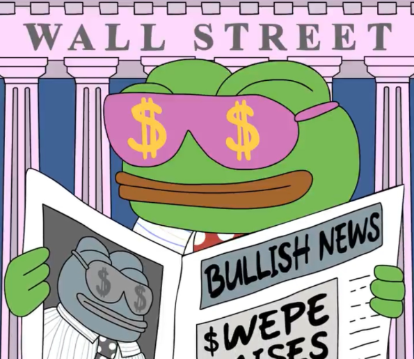 Wall Street Pepe huy động hơn 29 triệu USD trong thời gian ngắn