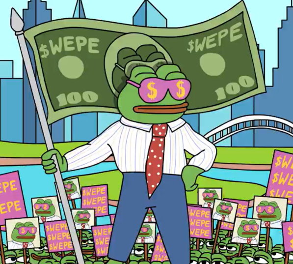 Wall Street Pepe ($WEPE) huy động hơn 2,5 triệu USD trong một tuần