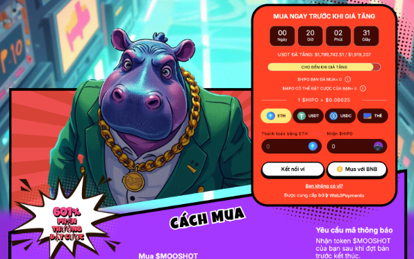 Harry Hippo định nghĩa lại tiền điện tử meme với P2E Gaming và token $HIPO
