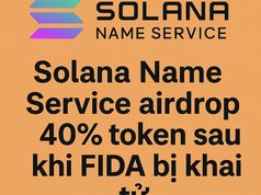 Solana Name Service airdrop 40% token sau khi FIDA bị khai tử