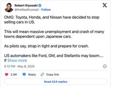 Robert Kiyosaki cảnh báo suy thoái kinh tế, kêu gọi phòng thủ bằng Bitcoin, vàng và bạc