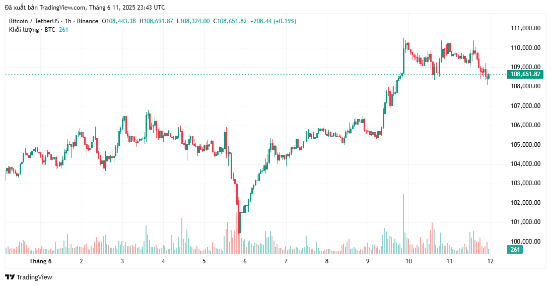 Bitcoin giảm khi Trump hoàn tất thỏa thuận thuế quan với Trung Quốc