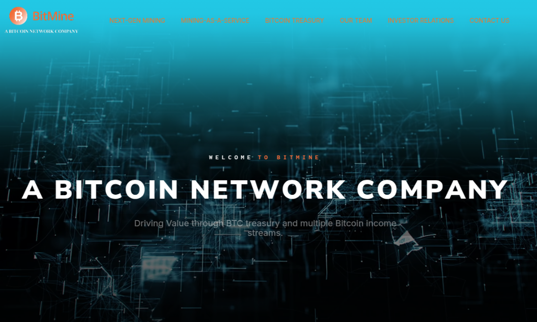 BitMine huy động 250 triệu đô la để ra mắt kho bạc doanh nghiệp Ethereum