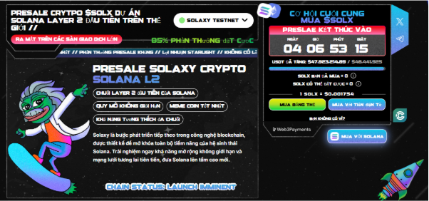 Liệu Solaxy ($SOLX) có khả năng x1000?