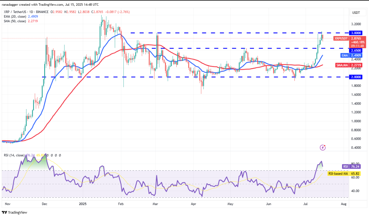 Khối lượng giao dịch của cá voi tăng có thể thúc đẩy giá XRP tăng lên 4 đô la