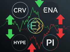 Top tăng và giảm mạnh nhất thị trường crypto tuần qua: CRV, ENA, HYPE, PI