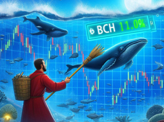 Bitcoin Cash (BCH) đối mặt nguy cơ điều chỉnh bất chấp hoạt động cá voi gia tăng