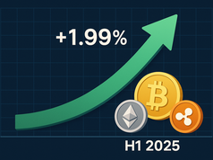 Thị trường crypto tăng trưởng 1,99% trong H1 2025 - Cơ hội và thách thức trong H2
