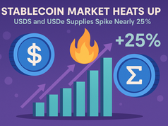 Thị trường stablecoin vượt 260 tỷ USD khi nguồn cung USDS và USDe tăng gần 25%