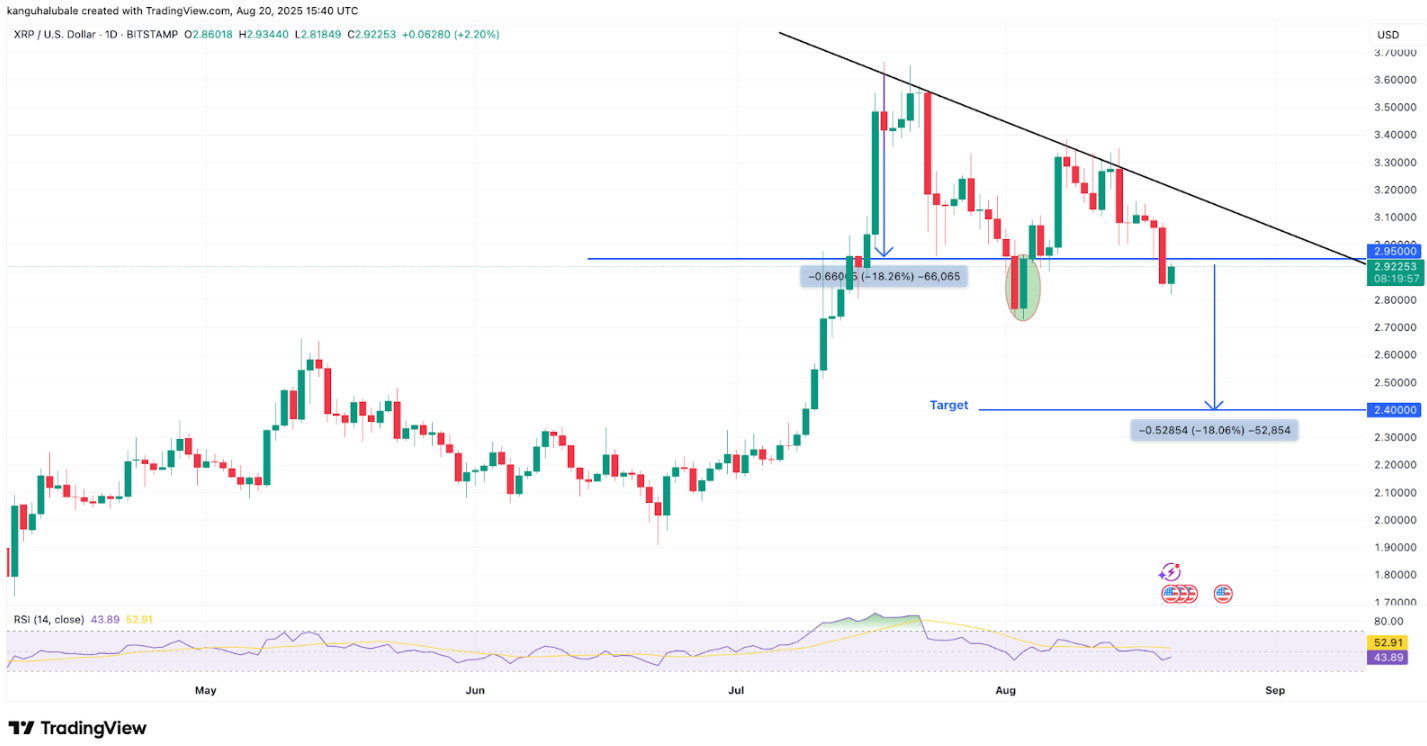 4 lý do tại sao giá XRP có thể tiếp tục giảm