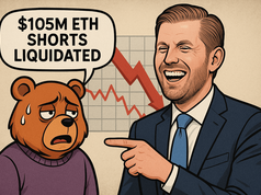 Eric Trump chế giễu phe gấu khi 105 triệu đô la lệnh short ETH bị thanh lý