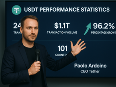CEO Tether Paolo Ardoino tiết lộ số liệu thống kê hiệu suất USDT đáng kinh ngạc
