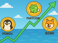 PENGU, FARTCOIN và BONK nổi bật trong nhóm meme coin Solana, tín hiệu cho đà tăng mới
