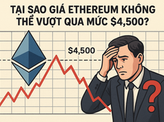 Tại sao giá Ethereum không thể vượt qua mức 4,5 nghìn đô la?