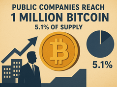 Các công ty đại chúng đạt 1 triệu Bitcoin, chiếm 5,1% nguồn cung