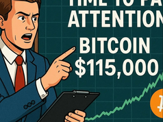 Trader cho biết "đã đến lúc chú ý" đến mức giá 115.000 đô la của Bitcoin