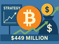 Strategy tiếp tục mua dip 449 triệu đô la Bitcoin