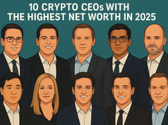 10 CEO tiền điện tử có giá trị tài sản ròng cao nhất năm 2025: Ai đang dẫn đầu ngành?